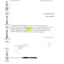 Zobacz zdjęcie: 2015 rok: miasto proponuje Nowakowi 15 000 zł