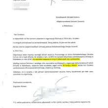Zobacz zdjęcie: 2016 rok: Nowak pisze, że nigdzie poza miastem nie szukał wsparcia i żąda 45 000 zł