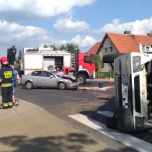 Zobacz zdjęcie: Wypadek na skrzyżowaniu Staszica z Góralską