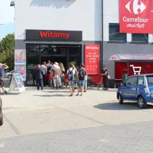 Zobacz zdjęcie: Mały szturm na nowy market w Bolesławcu