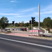 Zobacz zdjęcie: Będzie bezpieczniej przy Wiadukt Plaza! Powstaje przejście dla pieszych