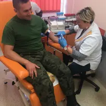 Zobacz zdjęcie: Pancerniacy biorą udział w akcji krwiodawstwa
