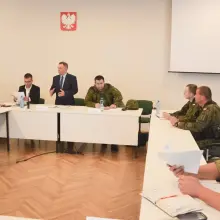 Zobacz zdjęcie: Starostwo: spotkanie koordynacyjne w ramach ćwiczeń Borsuk-18