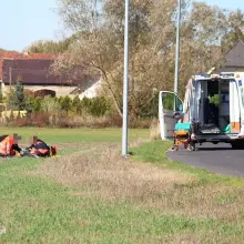 Zobacz zdjęcie: Wypadek motocyklisty w Kraśniku Górnym