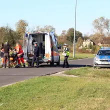 Zobacz zdjęcie: Wypadek motocyklisty w Kraśniku Górnym