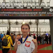 Zobacz zdjęcie: Gladiatorka Martyna Czuchraj w reprezentacji Polski na Puchar Europy Muaythai