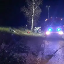 Zobacz zdjęcie: Śmiertelny wypadek na krajowej „3”. 31-letni kierowca kii nie żyje