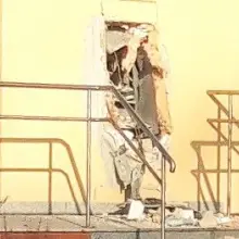 Zobacz zdjęcie: Wysadzili bankomat w Gromadce, trwa liczenie strat