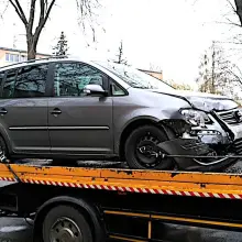 Zobacz zdjęcie: zderzenie na skrzyżowaniu Podgórnej z Aleją Wojska Polskiego