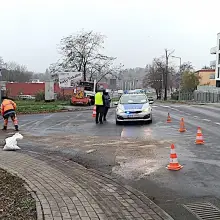 Zobacz zdjęcie: zderzenie na skrzyżowaniu Podgórnej z Aleją Wojska Polskiego