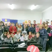 View photo: Youth from the Bolesławiec Voluntary Labour Corps take third place in police competition