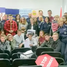 View photo: Youth from the Bolesławiec Voluntary Labour Corps take third place in police competition
