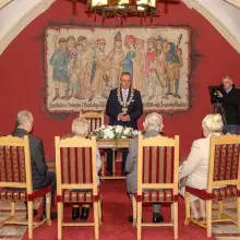 Zobacz zdjęcie: Dwie pary z medalami za 50 lat pożycia małżeńskiego