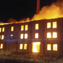 Zobacz zdjęcie: Pożar byłej klinkierni w Nowogrodźcu
