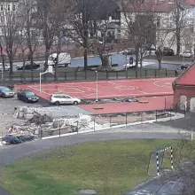 Zobacz zdjęcie: Boisko przy nowej siedzibie szkoły specjalnej w Bolesławcu