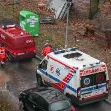 Zobacz zdjęcie: Akcja strażaków przy ul. Wańkowicza