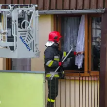Zobacz zdjęcie: Akcja strażaków przy ul. Wańkowicza