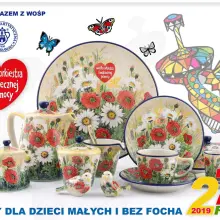 Zobacz zdjęcie: Gramy razem z WOŚP! Zestaw Jubileuszowy Ceramiki Artystycznej – Spółdzielni Rękodzieła Artystycznego