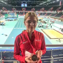 Zobacz zdjęcie: Lekkoatletka Marcelina Drozdek z brązowym medalem i nowym rekordem życiowym
