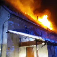 Zobacz zdjęcie: Pożar budynku w Parzycach
