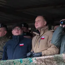 Zobacz zdjęcie: Prezydent Andrzej Duda wśród świętoszowskich pancerniaków