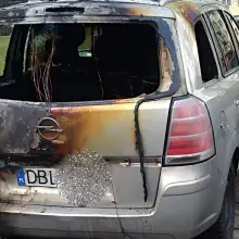 Переглянути фотографію: Пожежа Opel на вул. Яна Павла II