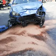 Zobacz zdjęcie: Kolizja w Nowogrodźcu. 33-latka z 500-zł mandatem