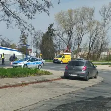 Zobacz zdjęcie: Potrącenie motocyklisty na skrzyżowaniu Wróblewskiego i Dolne Młyny