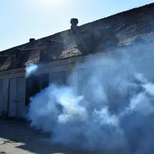 Zobacz zdjęcie: Alarm pożarowy w 23 Pułku Artylerii