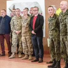 View photo: Easter among the Armored Soldiers