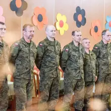 View photo: Easter among the Armored Soldiers