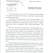Zobacz zdjęcie: Odpowiedź od Wojewody Dolnośląskiego.