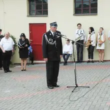 Zobacz zdjęcie: Strażacy ochotnicy z Różyńca ze sztandarem