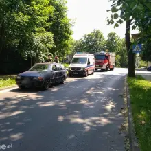 Zobacz zdjęcie: Zderzenie dwóch pojazdów na Spokojnej. Motocyklista ranny