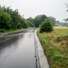 Zobacz zdjęcie: Droga we Włodzicach Małych (powiat lwówecki)