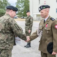 Zobacz zdjęcie: Nowy dowódca przeciwlotników w 10 Brygadzie Kawalerii Pancernej
