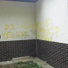 Zobacz zdjęcie: Wandale zniszczyli elewację Domu Ludowego w Otoku