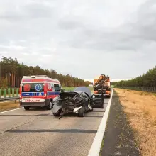 Zobacz zdjęcie: Wypadek na A18
