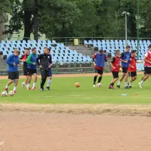 Zobacz zdjęcie: Piłkarze BKS w czasie treningu
