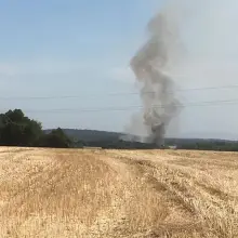 Zobacz zdjęcie: Pożar pola w Żeliszowie