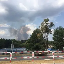 Zobacz zdjęcie: Poważny pożar koło cmentarza Kutuzowa