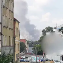 Zobacz zdjęcie: Poważny pożar koło cmentarza Kutuzowa