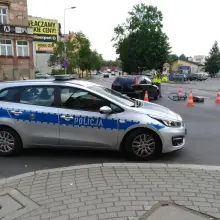 Zobacz zdjęcie: Potrącenie rowerzysty przy Komuny Paryskiej
