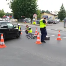 Zobacz zdjęcie: Potrącenie rowerzysty przy Komuny Paryskiej