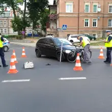 Zobacz zdjęcie: Potrącenie rowerzysty przy Komuny Paryskiej