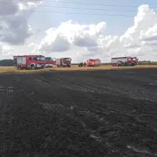 Zobacz zdjęcie: Pożar w Raciborowicach. Przyczyna? Agrowłóknina