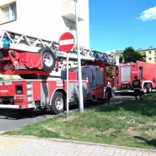 Zobacz zdjęcie: Akcja straży i policji w wieżowcu przy Bielskiej
