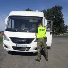 Zobacz zdjęcie: Odzyskali na A4 skradzionego z Andory kampera. Jego wartość to... 500 tys. zł