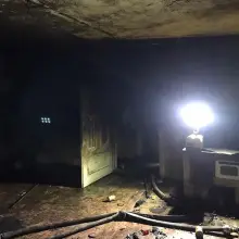 Zobacz zdjęcie: Pożar w Raciborowicach Dolnych. Poparzony mężczyzna trafił do szpitala, pies zginął