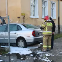 Zobacz zdjęcie: Pożar auta przy ul. Polnej